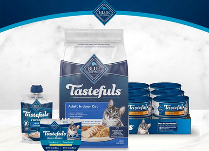 Tastefuls Natural Dry Food for Adult Indoor Cats, Chicken & Brown Rice Recipe, 15-Lb. Bag