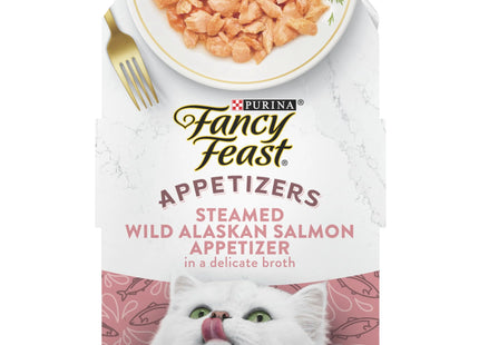 Purina  Appetizers Wet Cat Food, Steamed Alaskan Salmon, 1.1 Oz Trays (10 Pack)