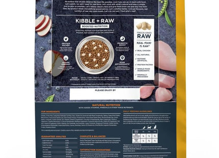 Raw Boost, Natural Dry Cat Food with Freeze Dried Pieces, High Protein, Grain Free Recipe - Real Chicken, 10 Lb. Bag