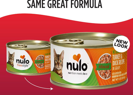 Turkey & Duck Grain-Free Minced Wet Canned Cat Food, 3 Ounce (Pack of 24)