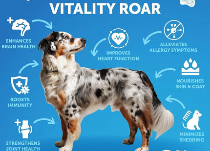 Salmon Oil for Dogs 8 FL OZ Omega 3 Wild Alaskan Salmon Fish Oil Natural EPA