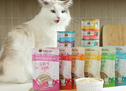 Wet Cat Food, Tic Tac Whoa with Tuna and Salmon Pate, 5.5Oz Can, Pack of 8