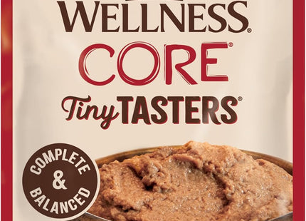 CORE Tiny Tasters Pate Adult Wet Cat Food, Natural, Protein-Rich, Grain Free, 1.75 Ounce Pouch, 12 Pack (Chicken)