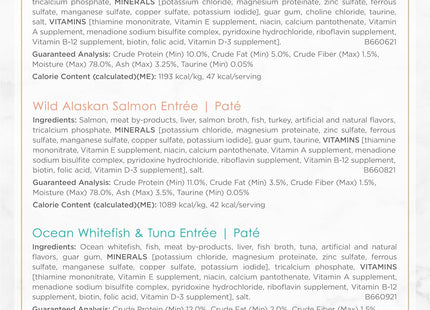 Purina  Gourmet Wet Cat Food Variety Pack, Petites Pate Collection, Break-Apart Tubs, 24 Servings - (Pack of 12) 2.8 Oz. Tubs