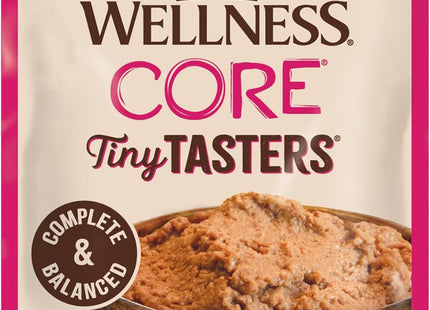 CORE Tiny Tasters Pate Adult Wet Cat Food, Natural, Protein-Rich, Grain Free, 1.75 Ounce Pouch, 12 Pack (Chicken)