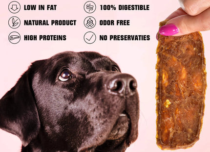 Chicken Jerky Dog Treats 1.5 Lb Human-Grade Grain-Free Dried Strips