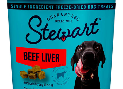Freeze Dried Dog Treats, 100% Beef Liver, 14 Oz Tub | Premium Quality Raw Protein, Single Ingredient, High Protein Training Treats & Food Topper, No Refrigeration, Cat Friendly