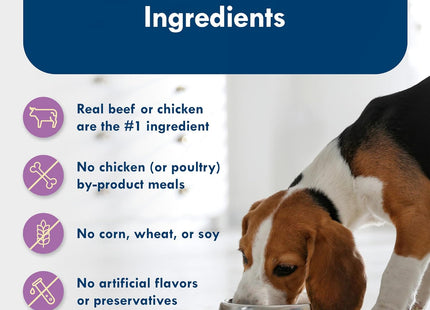 Delights Small Breed Natural Wet Dog Food Variety Pack, Top Sirloin Paté and Grilled Chicken Paté, 3.5-Oz Cups, 12 Count
