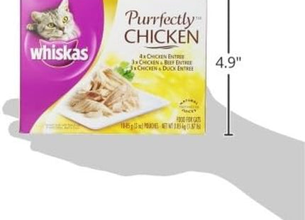 Purrfectly Chicken Variety Pack Wet Cat Food 3 Ounces, Pack of 4 (10 Count Each)