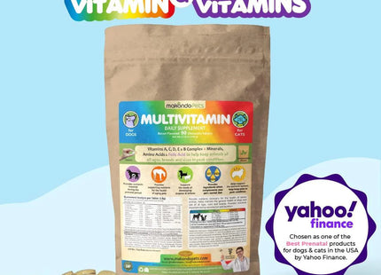 Prenatal Dog Vitamins Multivitamin for Dogs and Cats with Folic Acid Minerals