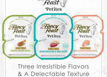 Purina  Gourmet Wet Cat Food Variety Pack, Petites Pate Collection, Break-Apart Tubs, 24 Servings - (Pack of 12) 2.8 Oz. Tubs