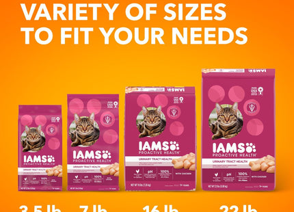 Proactive Health Adult Urinary Tract Healthy Dry Cat Food with Chicken, 16 Lb. Bag