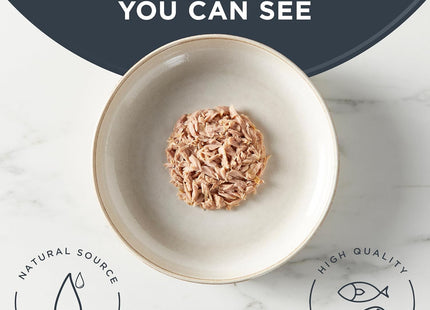 Natural Wet Canned Cat Food, Limited Ingredient, Grain-Free, High Protein with No Artificial Additives, Fish Variety in Broth (12 X 2.47 Oz Cans)