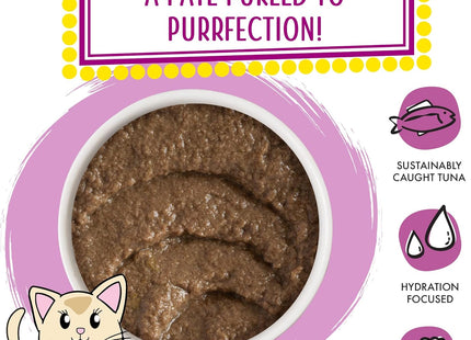 Wet Cat Food, Tic Tac Whoa with Tuna and Salmon Pate, 5.5Oz Can, Pack of 8