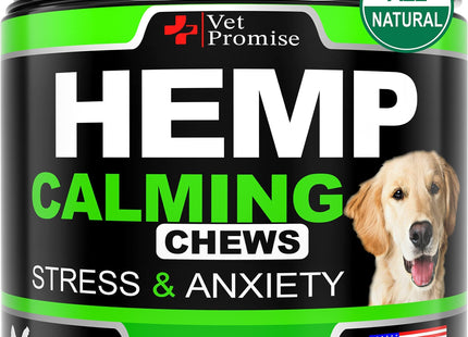 Hemp Calming Chews for Dogs Anxiety and Stress Dog Natural Calming 120 Treats