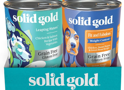 Weight Management Dog Food Wet - High Fiber Grain Free Dog Food Wet Recipe W/Real Chicken, Sweet Potato & Green Beans - Healthy Weight & Gut Health Support for Dogs - 6Ct/12.5Oz Cans