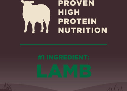 CORE Dry Dog Food, Grain Free, High Protein, Natural, Lamb Recipe, (4-Pound Bag)