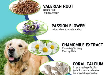 Hemp Calming Chews for Dogs Puppy Pet Separation Anxiety Relief Treats for Dog